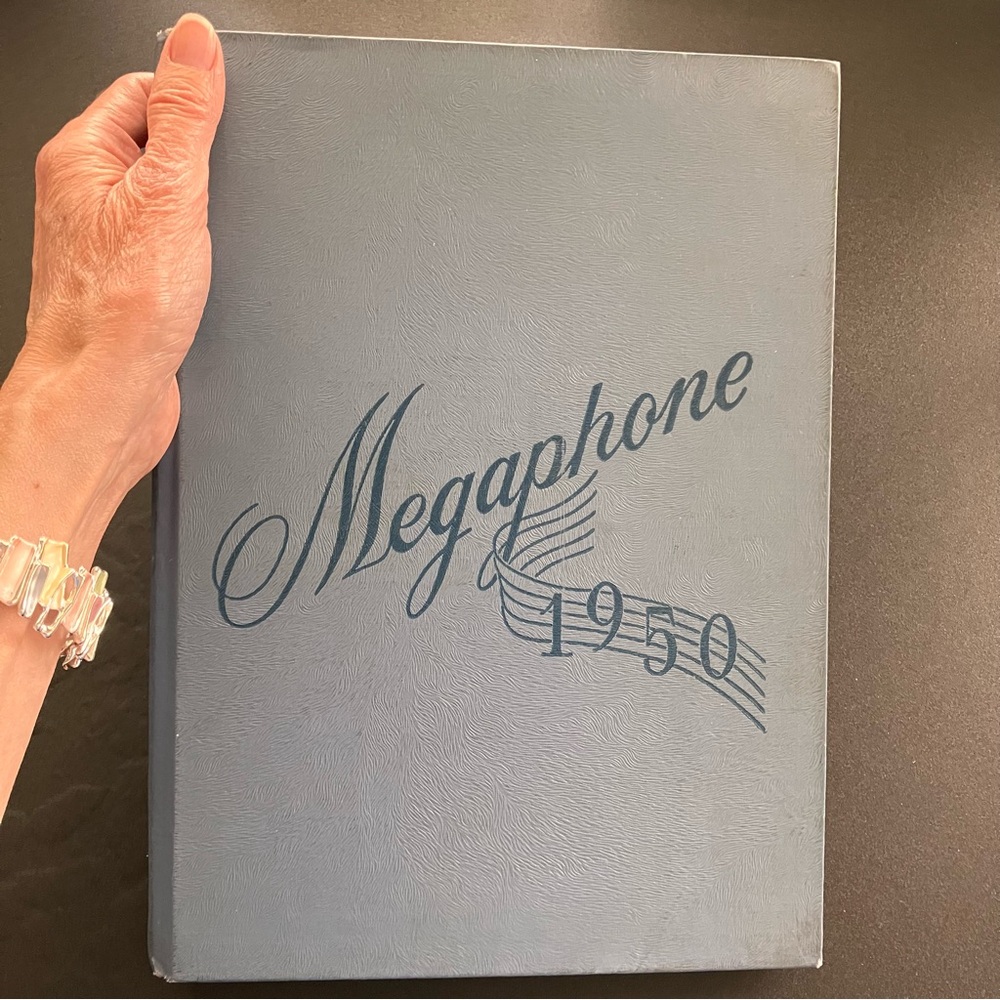 1950 Waukesha High School Yearbook Wisconsin High School Megaphone Book